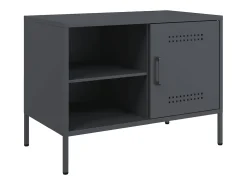 Móvel De Tv| Móvel de TV 68x39x50,5 cm aço antracite PT707316 Cinza antracite