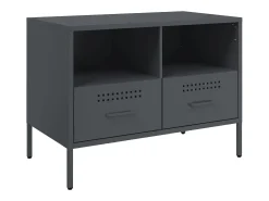 Móvel De Tv* Móvel de TV 68x39x50,5 cm aço antracite PT613976 Cinza antracite