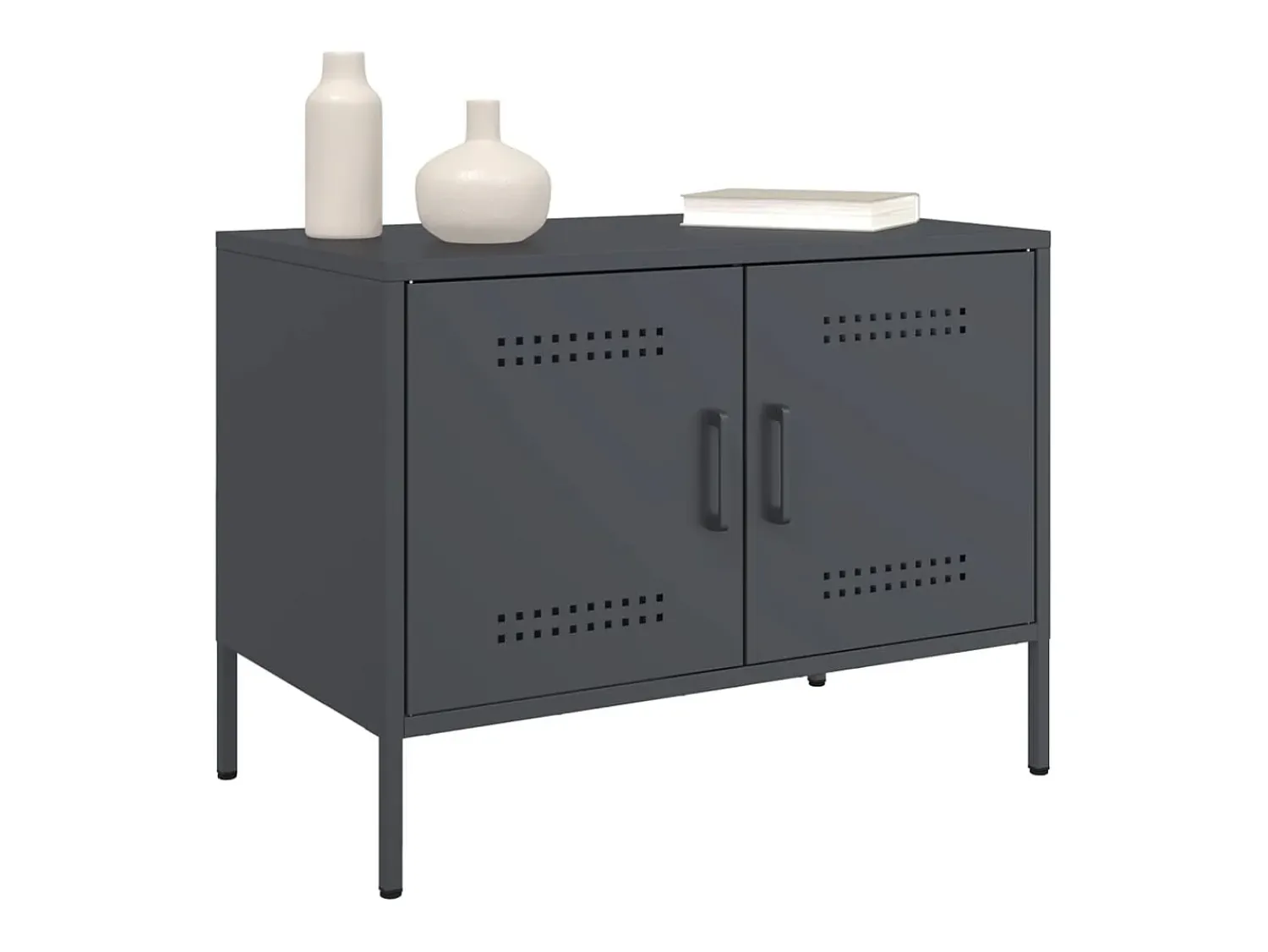 Móvel de TV 68x39x50,5 cm aço antracite PT679453^ Móvel De Tv