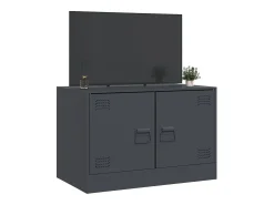Móvel de TV 67x39x44 cm aço antracite PT854723^ Móvel De Tv