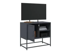 Móvel De Tv|vidaxl Móvel de TV 68x39x60,5 cm aço antracite Cinza antracite