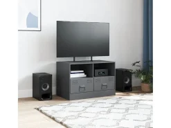 Hot Móvel de TV 67x39x44 cm aço antracite PT425743 Cinza antracite
