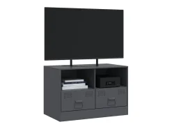 Hot Móvel de TV 67x39x44 cm aço antracite PT425743 Cinza antracite