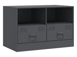 Hot Móvel de TV 67x39x44 cm aço antracite PT425743 Cinza antracite