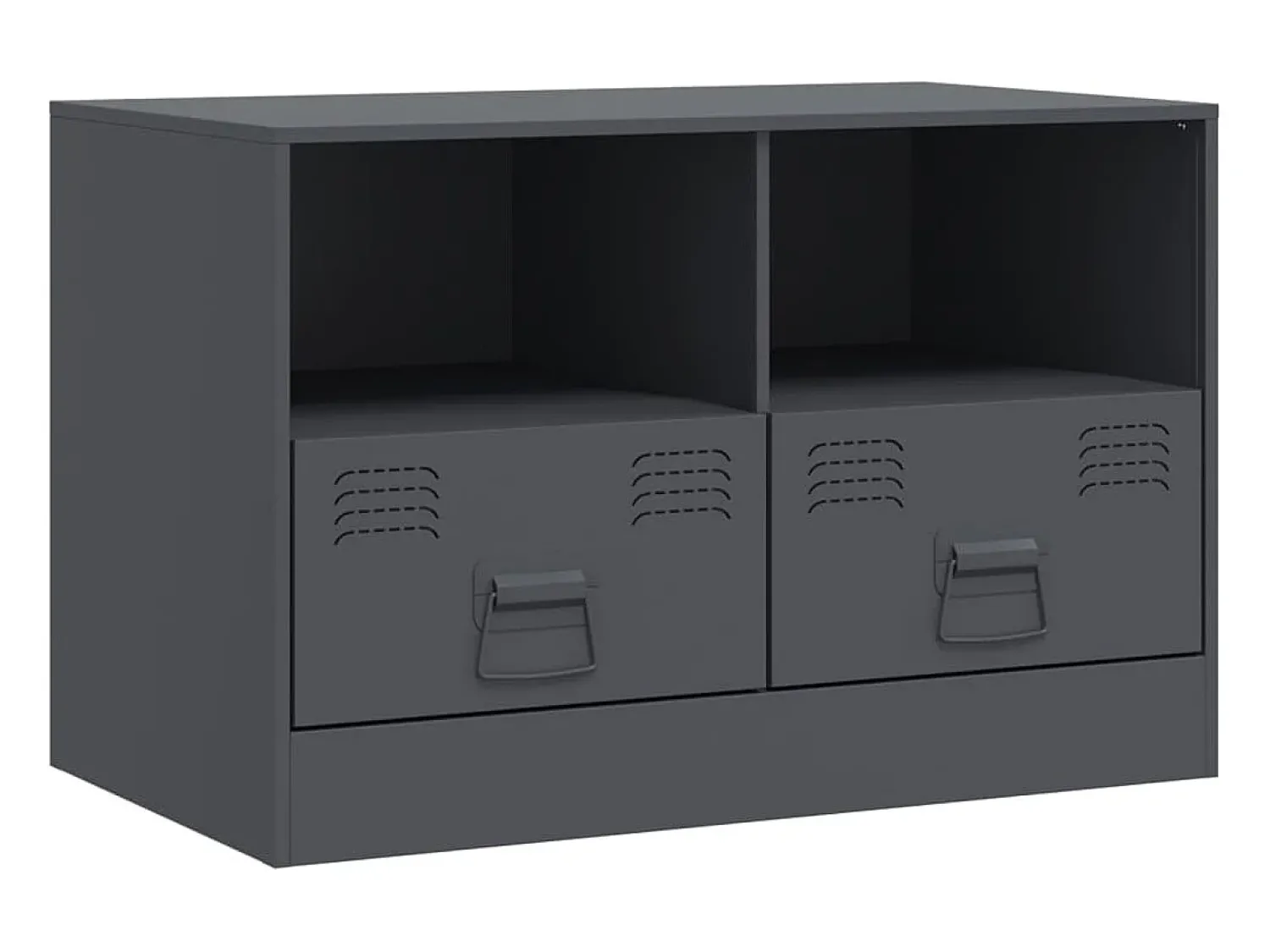 Hot Móvel de TV 67x39x44 cm aço antracite PT425743 Cinza antracite