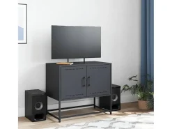 Móvel De Tv| Móvel de TV 68,5x39x60,5 cm aço antracite PT637654 Cinza antracite