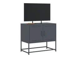 Móvel De Tv| Móvel de TV 68,5x39x60,5 cm aço antracite PT637654 Cinza antracite