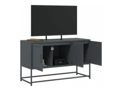 Móvel De Tv* Móvel de TV 100,5x39x60,5 cm aço antracite PT492388 Cinza antracite