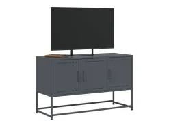 Móvel De Tv* Móvel de TV 100,5x39x60,5 cm aço antracite PT492388 Cinza antracite