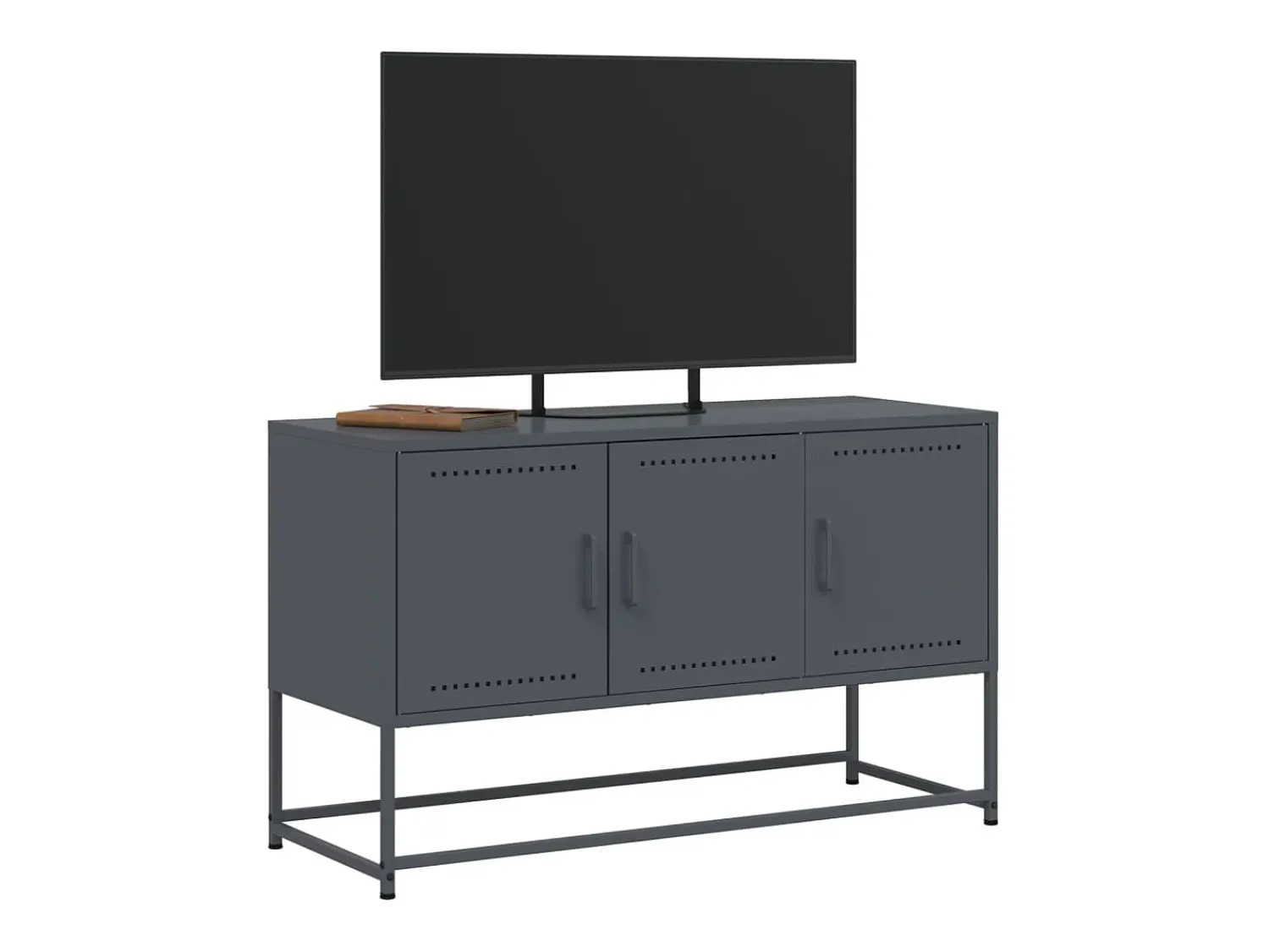 Móvel De Tv* Móvel de TV 100,5x39x60,5 cm aço antracite PT492388 Cinza antracite