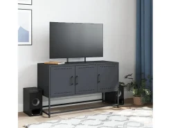 Móvel De Tv* Móvel de TV 100,5x39x60,5 cm aço antracite PT492388 Cinza antracite