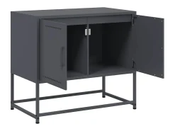 vidaxl Móvel de TV 68,5x39x60,5 cm aço antracite^ Móvel De Tv