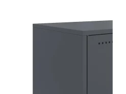vidaxl Móvel de TV 68,5x39x60,5 cm aço antracite^ Móvel De Tv