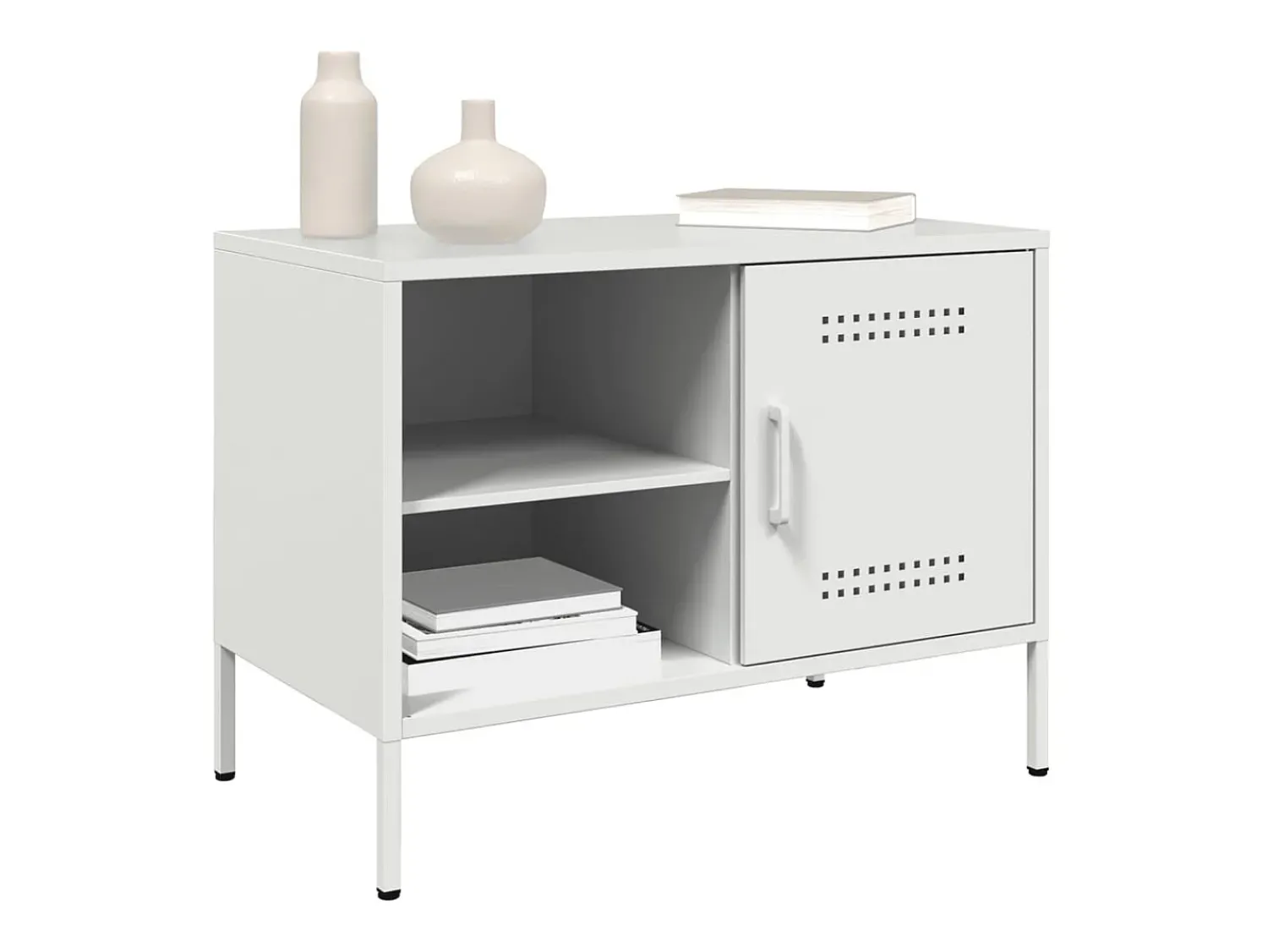 Móvel De Tv* Móvel de TV 68x39x50,5 cm aço PT781565 Branco