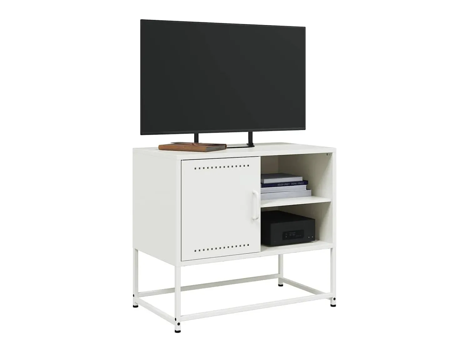 Móvel De Tv*vidaxl Móvel de TV 68x39x60,5 cm aço Branco