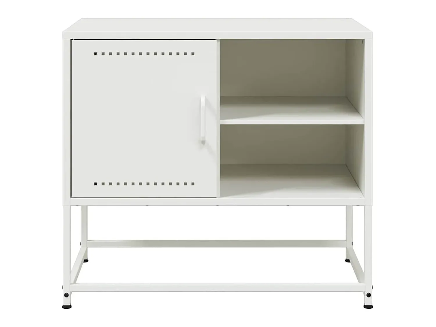 Móvel De Tv*vidaxl Móvel de TV 68x39x60,5 cm aço Branco