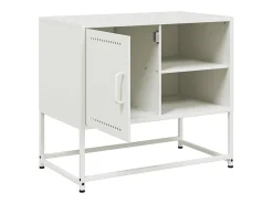 Móvel De Tv*vidaxl Móvel de TV 68x39x60,5 cm aço Branco