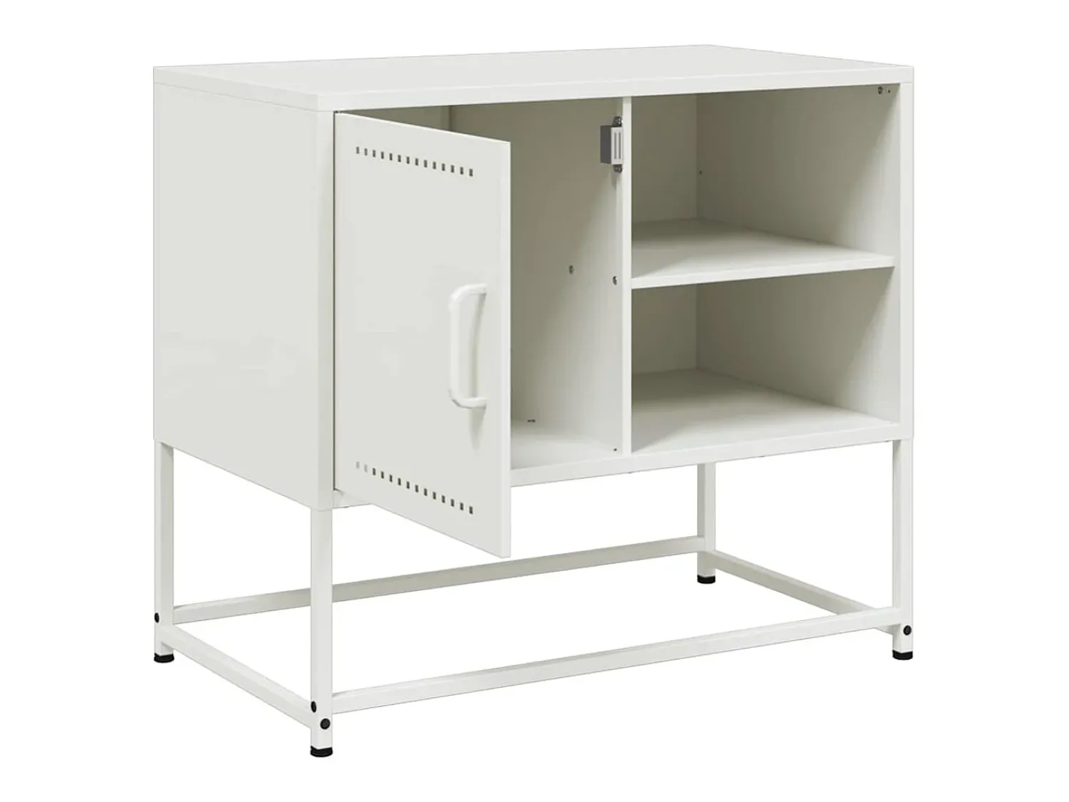 Móvel De Tv*vidaxl Móvel de TV 68x39x60,5 cm aço Branco