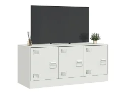 Móvel De Tv| Móvel de TV 99x39x44 cm aço PT338522 Branco