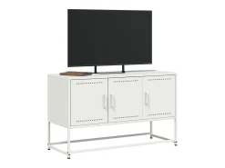 Móvel De Tv|vidaxl Móvel de TV 100,5x39x60,5 cm aço Branco