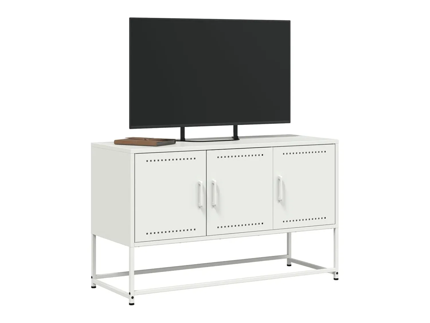Móvel De Tv|vidaxl Móvel de TV 100,5x39x60,5 cm aço Branco