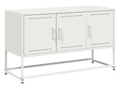 Móvel De Tv|vidaxl Móvel de TV 100,5x39x60,5 cm aço Branco