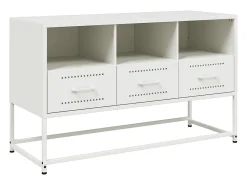 Móvel De Tv|vidaxl Móvel de TV 100,5x39x60,5 cm aço Branco