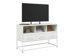 Móvel De Tv|vidaxl Móvel de TV 100,5x39x60,5 cm aço Branco