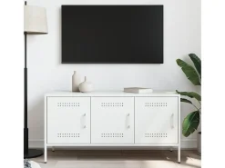 Móvel De Tv| Móvel de TV 100,5x39x50,5 cm aço PT859522 Branco