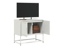 Online vidaxl Móvel de TV 68,5x39x60,5 cm aço Branco