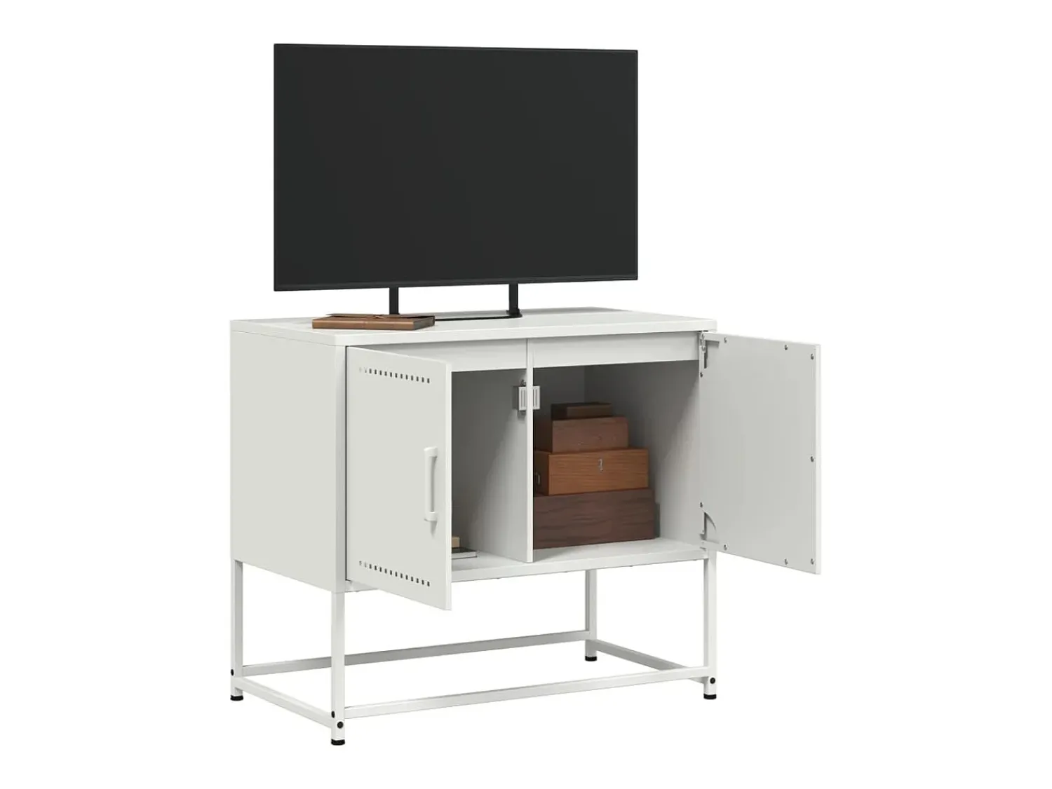 Online vidaxl Móvel de TV 68,5x39x60,5 cm aço Branco