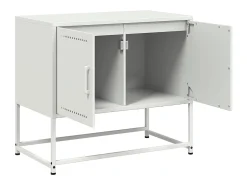 Online vidaxl Móvel de TV 68,5x39x60,5 cm aço Branco