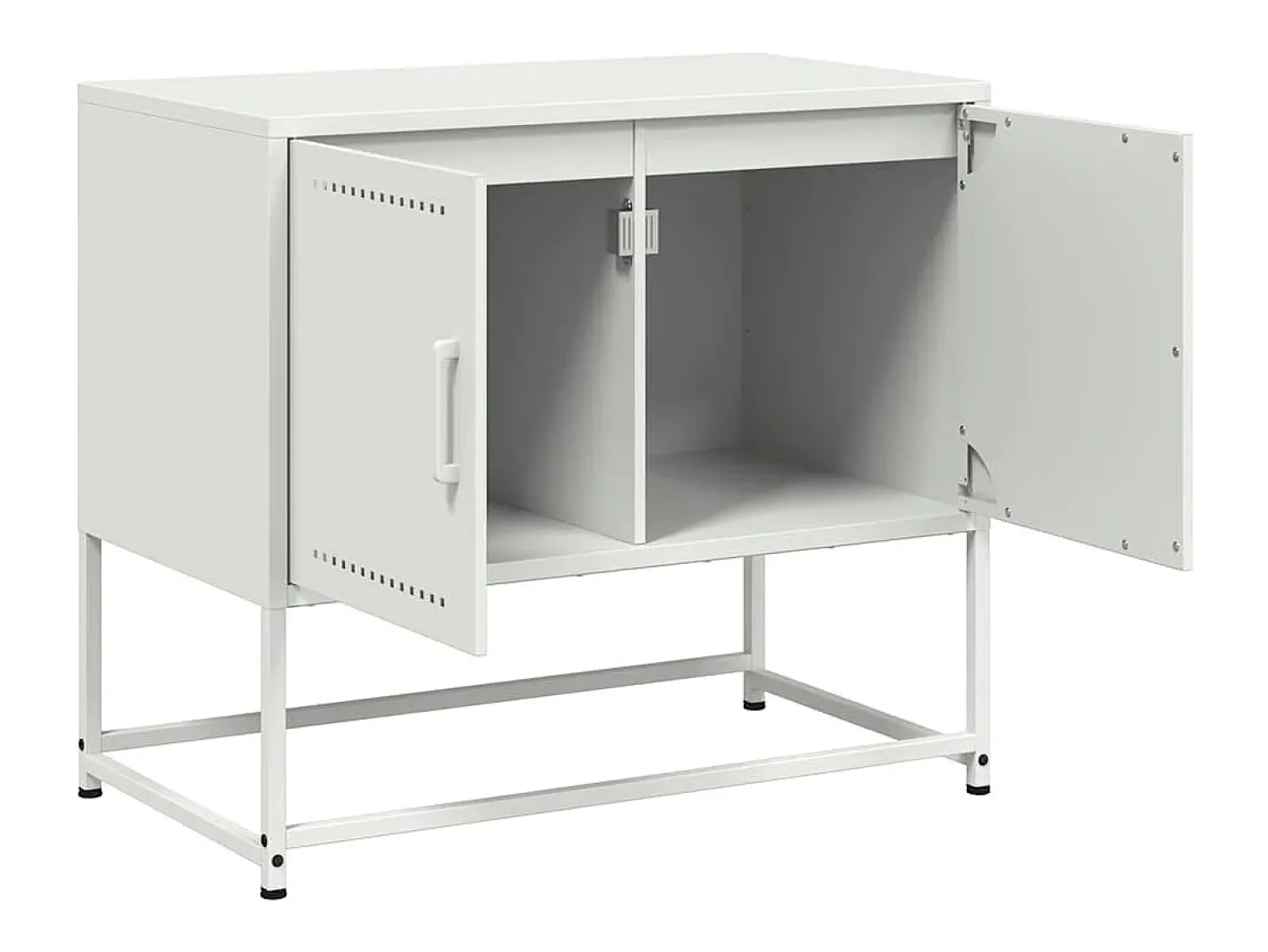 Online vidaxl Móvel de TV 68,5x39x60,5 cm aço Branco