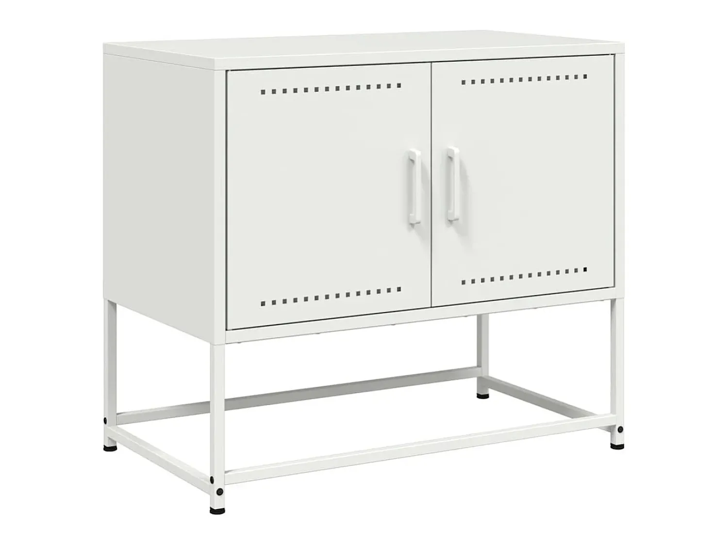 Online vidaxl Móvel de TV 68,5x39x60,5 cm aço Branco