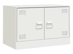 Outlet Móvel de TV 67x39x44 cm aço PT196803 Branco