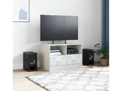 Móvel de TV 67x39x44 cm aço PT123940^ Móvel De Tv