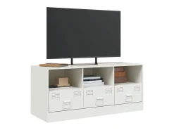 Móvel De Tv| Móvel de TV 99x39x44 cm aço PT127882 Branco