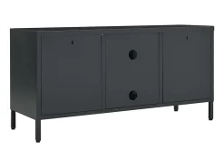 Online Móvel de TV 105x35x52 cm aço e vidro antracite PT682039 Cinza antracite