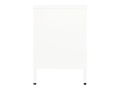 Móvel de TV 105x35x52 cm aço e vidro PT684717^ Móvel De Tv