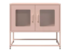 Hot vidaxl Móvel de TV 68x39x60,5 cm aço laminado a frio Rosa