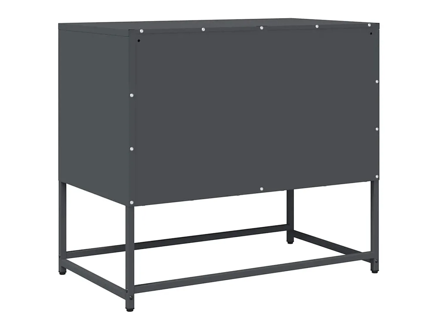 Móvel De Tv*vidaxl Móvel de TV 68x39x60,5 cm aço laminado a frio antracite Cinza antracite