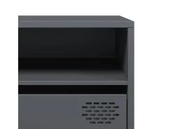 Móvel De Tv|vidaxl Móvel de TV 202x39x43,5 cm aço laminado a frio antracite Cinza antracite