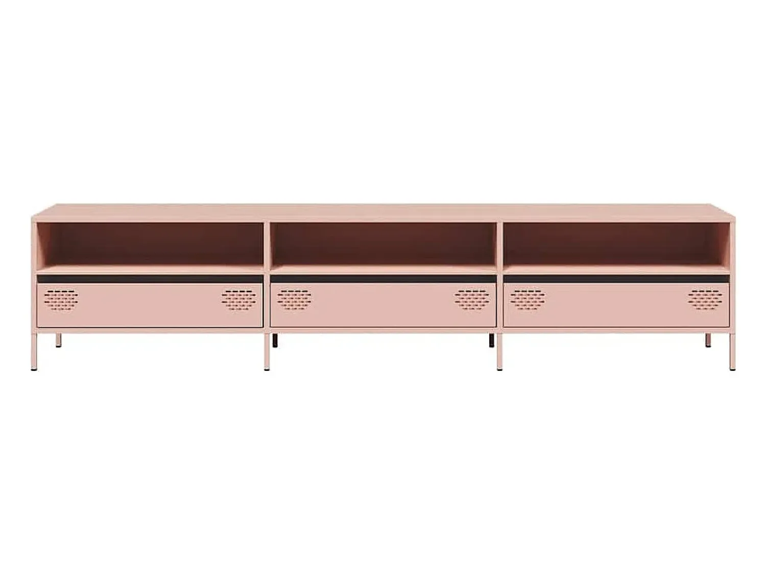 Discount vidaxl Móvel de TV 202x39x43,5 cm aço laminado a frio Rosa