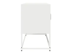 New vidaxl Móvel de TV 100,5x39x60,5 cm aço laminado a frio Branco