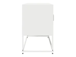 New vidaxl Móvel de TV 100,5x39x60,5 cm aço laminado a frio Branco