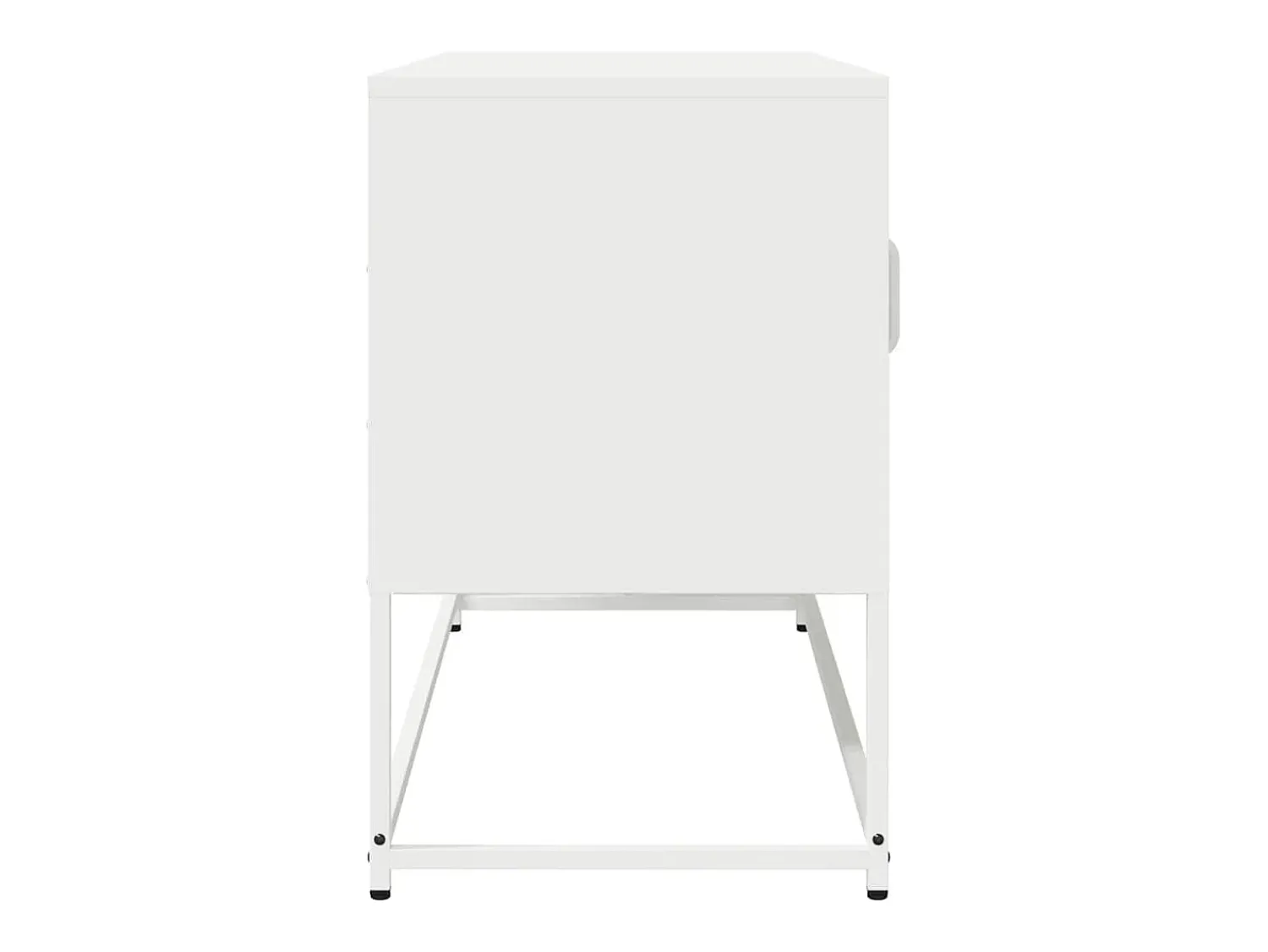 New vidaxl Móvel de TV 100,5x39x60,5 cm aço laminado a frio Branco