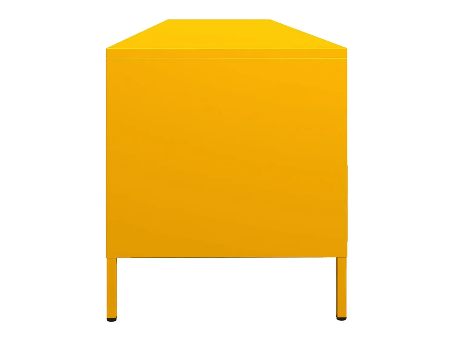 Móvel De Tv|vidaxl Móvel de TV 202x39x43,5 cm aço laminado a frio mostarda Amarelo