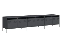 vidaxl Móvel de TV 202x39x43,5 cm aço laminado a frio antracite^ Móvel De Tv