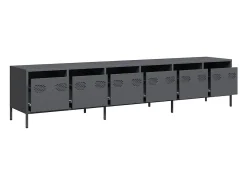 vidaxl Móvel de TV 202x39x43,5 cm aço laminado a frio antracite^ Móvel De Tv