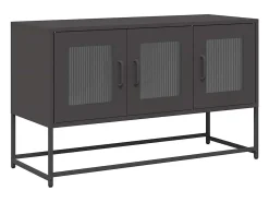 Móvel De Tv*vidaxl Móvel de TV 100,5x39x60,5 cm aço laminado a frio Preto